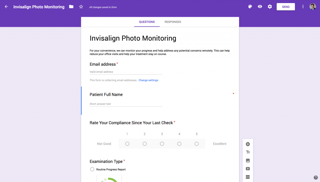 Photo Monitoring Google Form